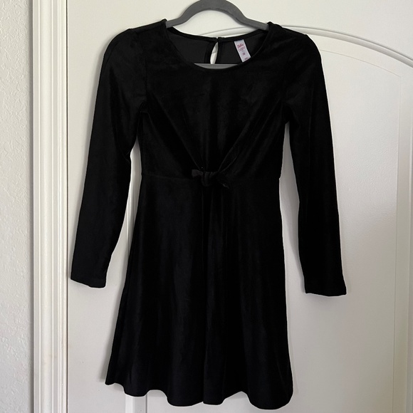 Justice for Girls Velvet Long Sleeve Dress - Picture 1 of 2